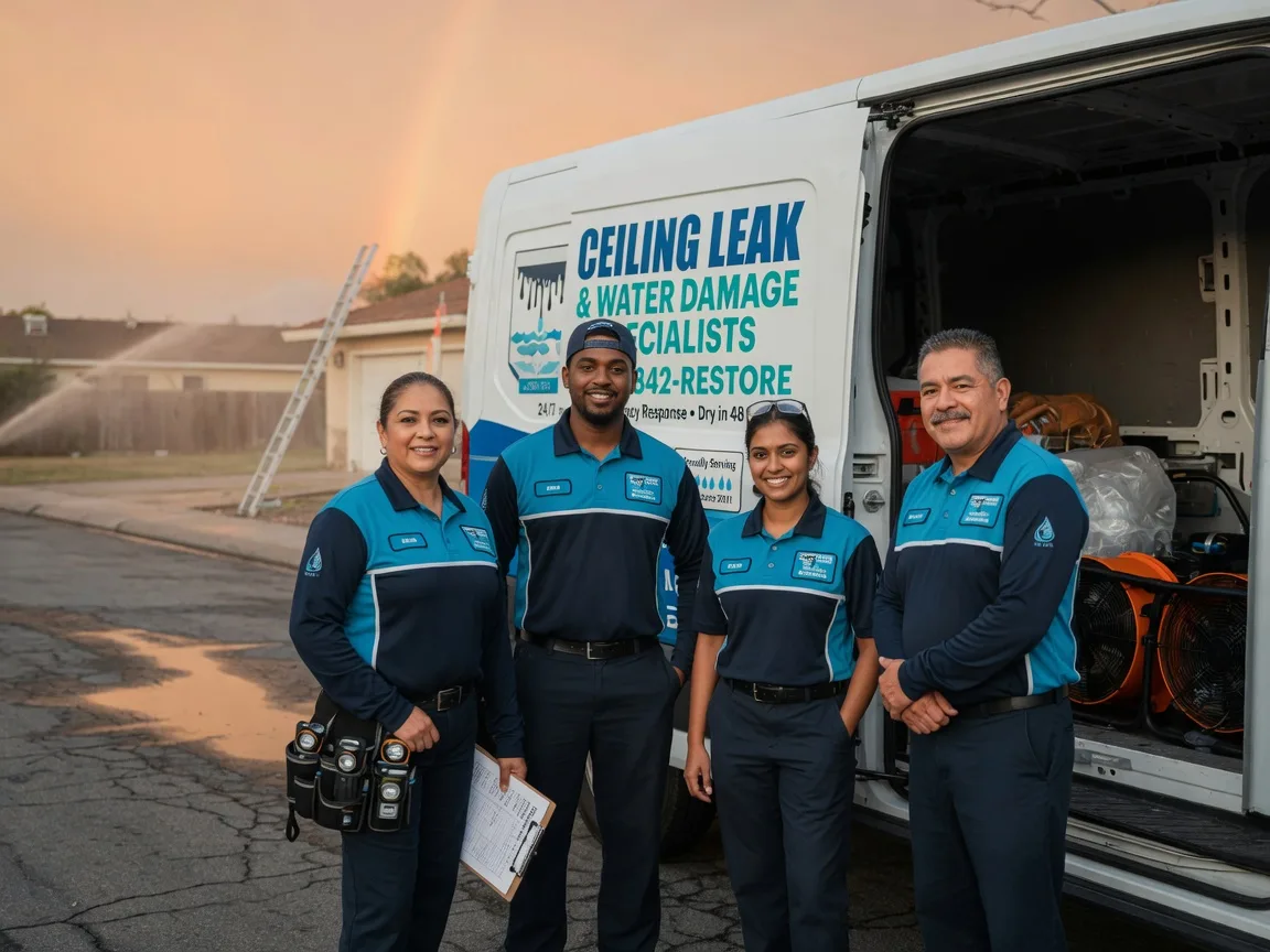Ceiling Leak Cleanup company in Mentcle, PA